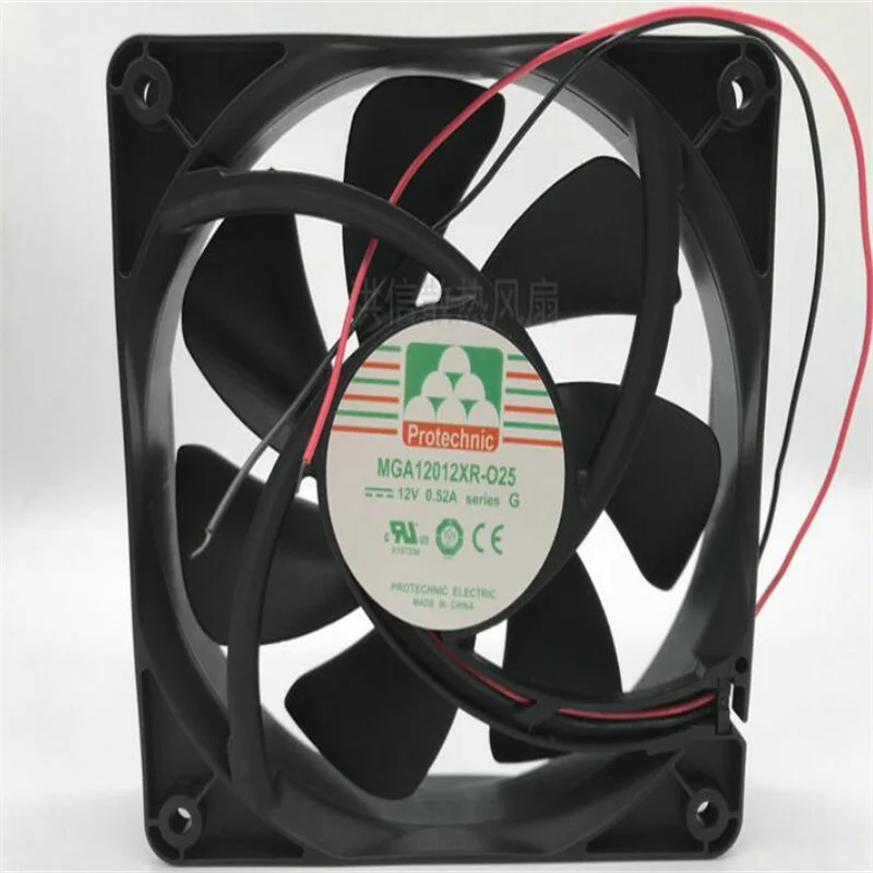 

MGA12012XR-O25 12025 12v0.52A 12cm Two-wire Chassis Axial Fan