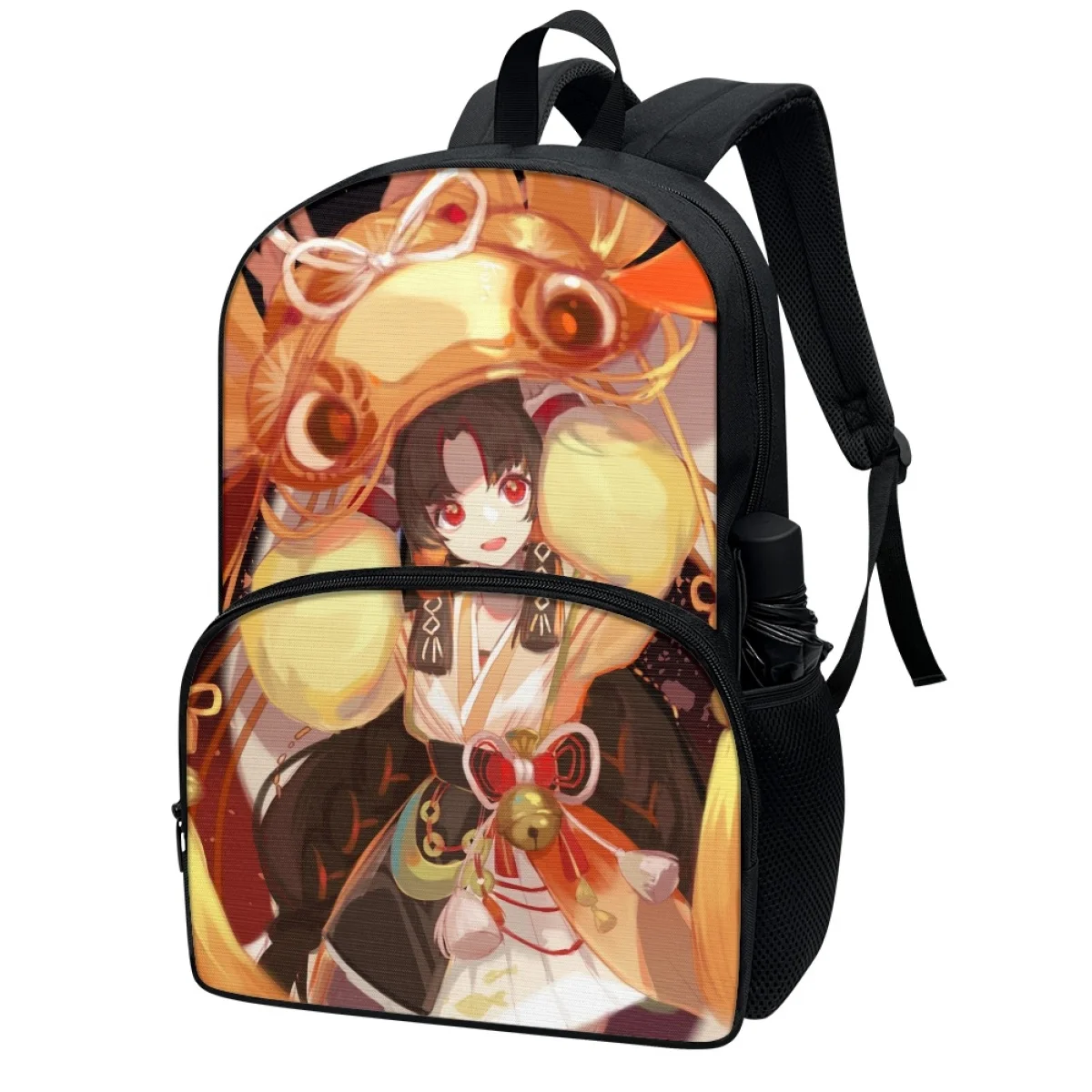 Ransel Sekolah Onmyoji Anime Ransel Punggung Siswa FORUDESIGNS Tas Buku Tahan Air Ringan Praktis Gaya Kuliah Trendi