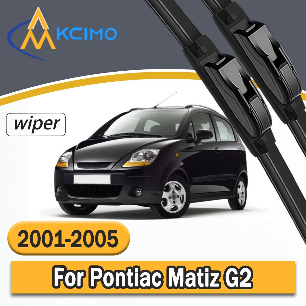 

High Clear View Premium Auto Front Windshield Wiper Blades No Noise Wiper Replacement Parts for Pontiac Matiz G2 2001-2005