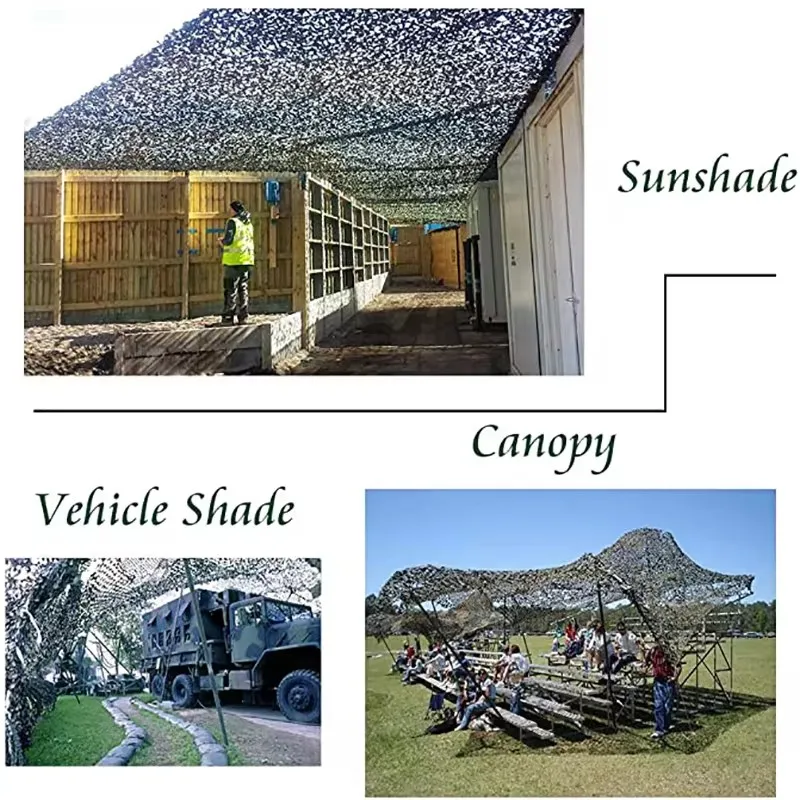 Large Camo Netting Blue Ocean 4m*4 5 6 7 8 10 5x5 6x6 7*7 8x8 10x10 Sun Shade Sail Camouflage Net Garden Tent  Party Net Cover