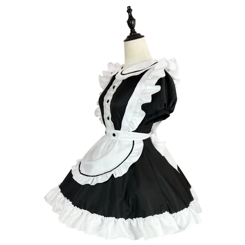 Halloween Cosplay Anime Maid Outfits Women Plus Size Party Dress Apron Maid Costumes Japanese Kawaii Lolita Girl Party Uniform