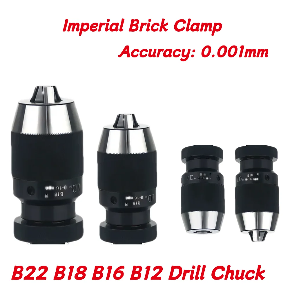 

Сверлильный патрон, самозатягивающийся автоматический фиксирующийся зажим 0,5-6 1-10-113 мм 3/8-24UNFB10 B12 B16 B18 B22, сверлильный патрон с резьбой 1/2 20unf