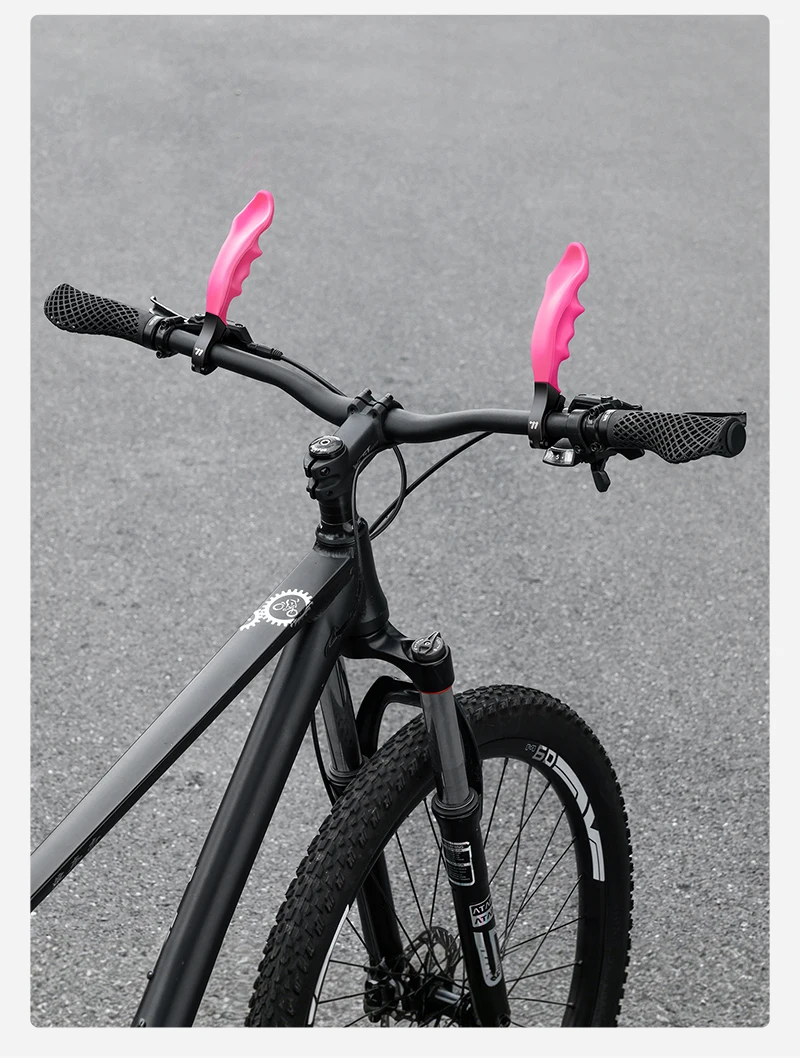 WEST BIKING Mountainbike Lenkerendstücke Ergonomische Stoßdämpfende Rutschfeste Aluminium-Lenkererweiterung Langstrecken-Lenkerzubehör – Detail 14