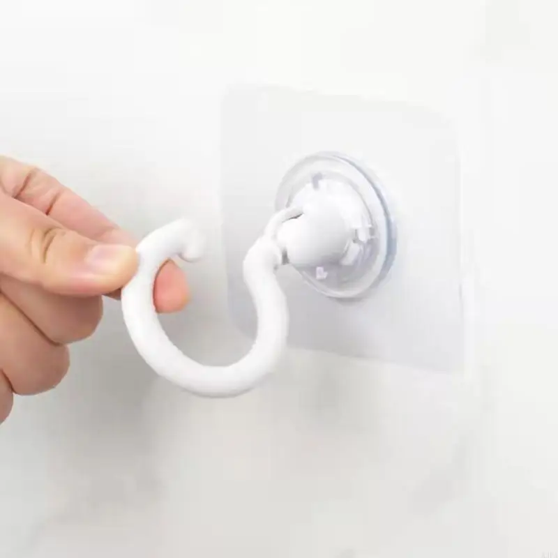 A3PA Wall Hooks Set of 10 Saving Space Rotation Bathroom Hand Towel Hanger