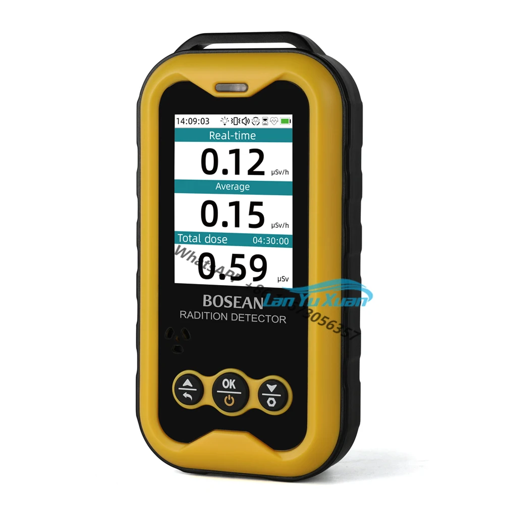 

Bosean Digital Handheld Geiger Radiation Detector With Battery Gamma Ray For Indoor And Outdooroor