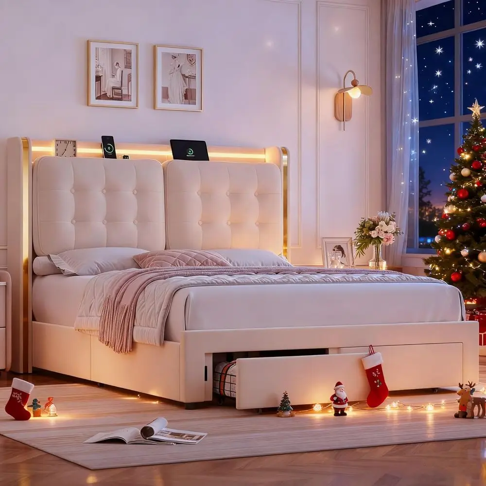 Queen Size Upholste…