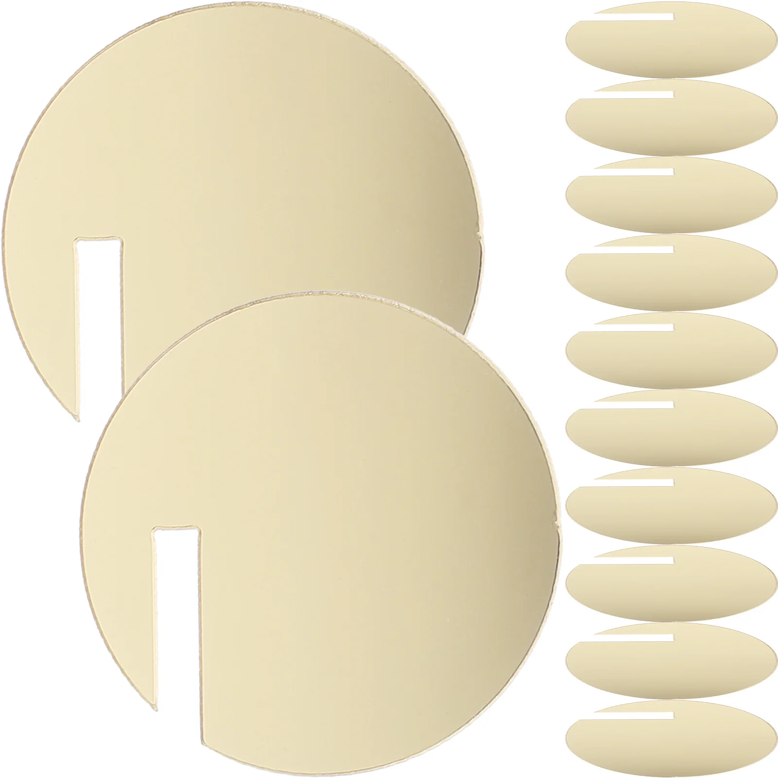 

30Pcs Party Drink Tags Acrylic Wine Markers Lightweight Gatherings Acrylic Circle Drink Tags Wine Glass Charm