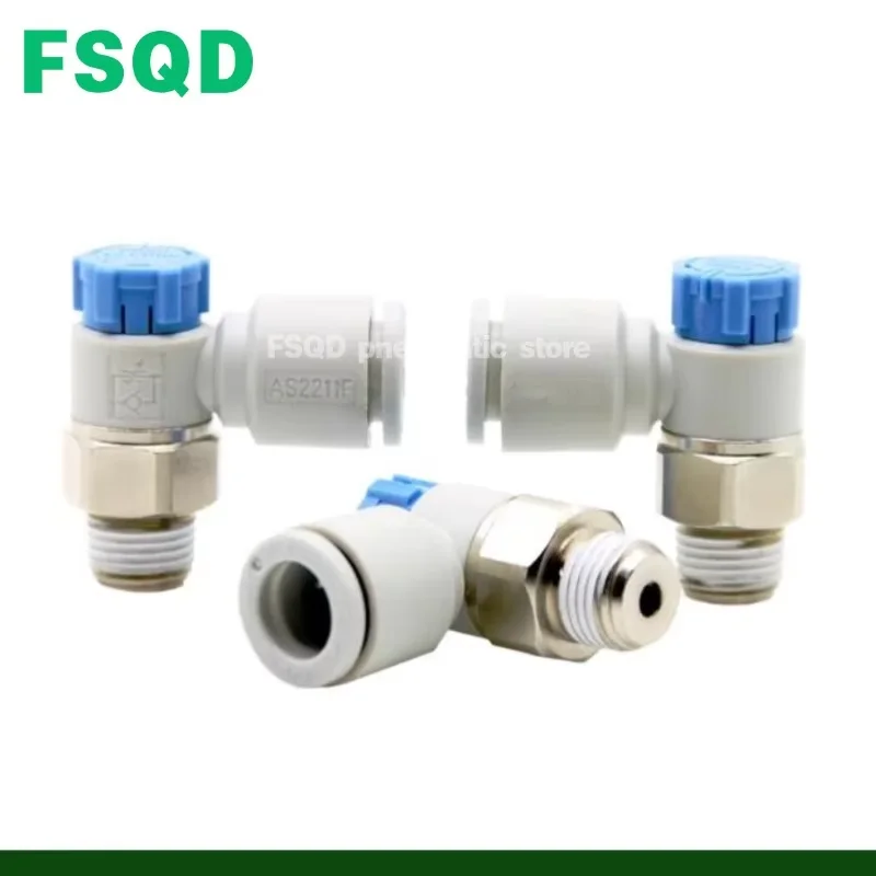 AS3211F-03-06SA AS3211F-01-08SA AS4211F-04-08SA 10SA 12SA Pneumatic Components  Speed Regulating Valve Joint Fittings