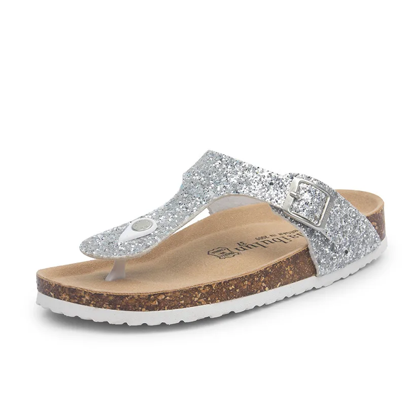 18 color big size 35-45 New Beach Cork Flip Flops Slippers Casual Summer women beach slippers Flip Flops