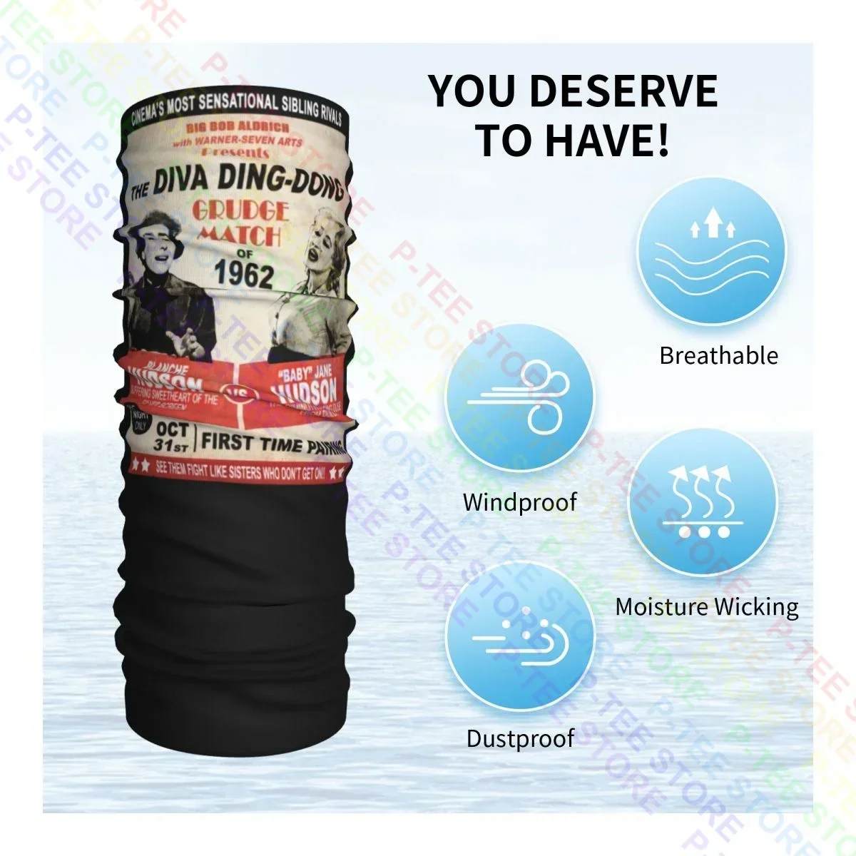 Что бы случилось к ребенка Джейн Бетт Дэвис Джоан Кроуфорд Шея Гетры Бандана Шарф Маска для лица Пылезащитная