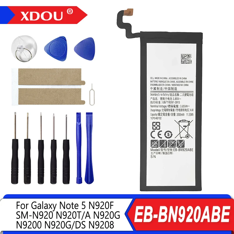 Brand New EB-BN920ABE 3000mAh Battery For Samsung Galaxy Note 5 SM-N920 N920F N920T/A N920G N9200 N920G/DS N9208