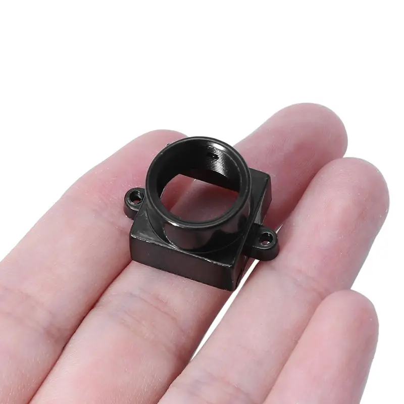 20MM Hole Spacing Metal CCTV Security Camera Lens Holder PCB Board Module Lens Mount Connector Black Color