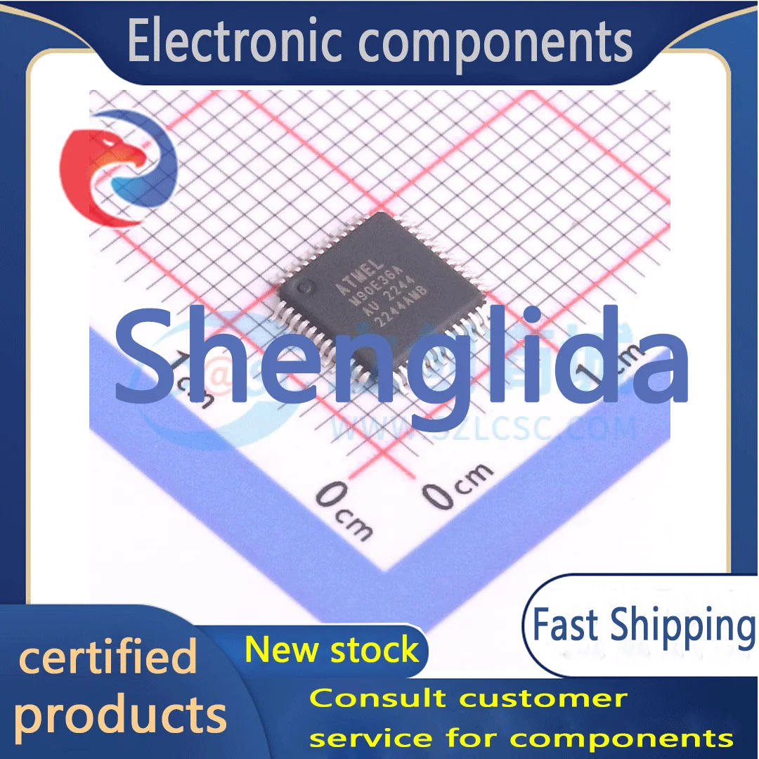 

ATM90E36A-AU electric energy metering chip TQFP-48 (7x7) brand new in stock