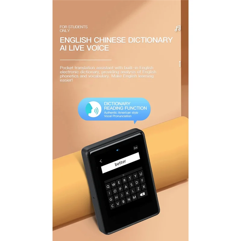 New-S18 MP4 Музыкальный плеер Портативный сенсорный экран Walkman Bluetooth MP3-плеер 64 ГБ Поддержка электронной книги FM-радио Запись сигнализации