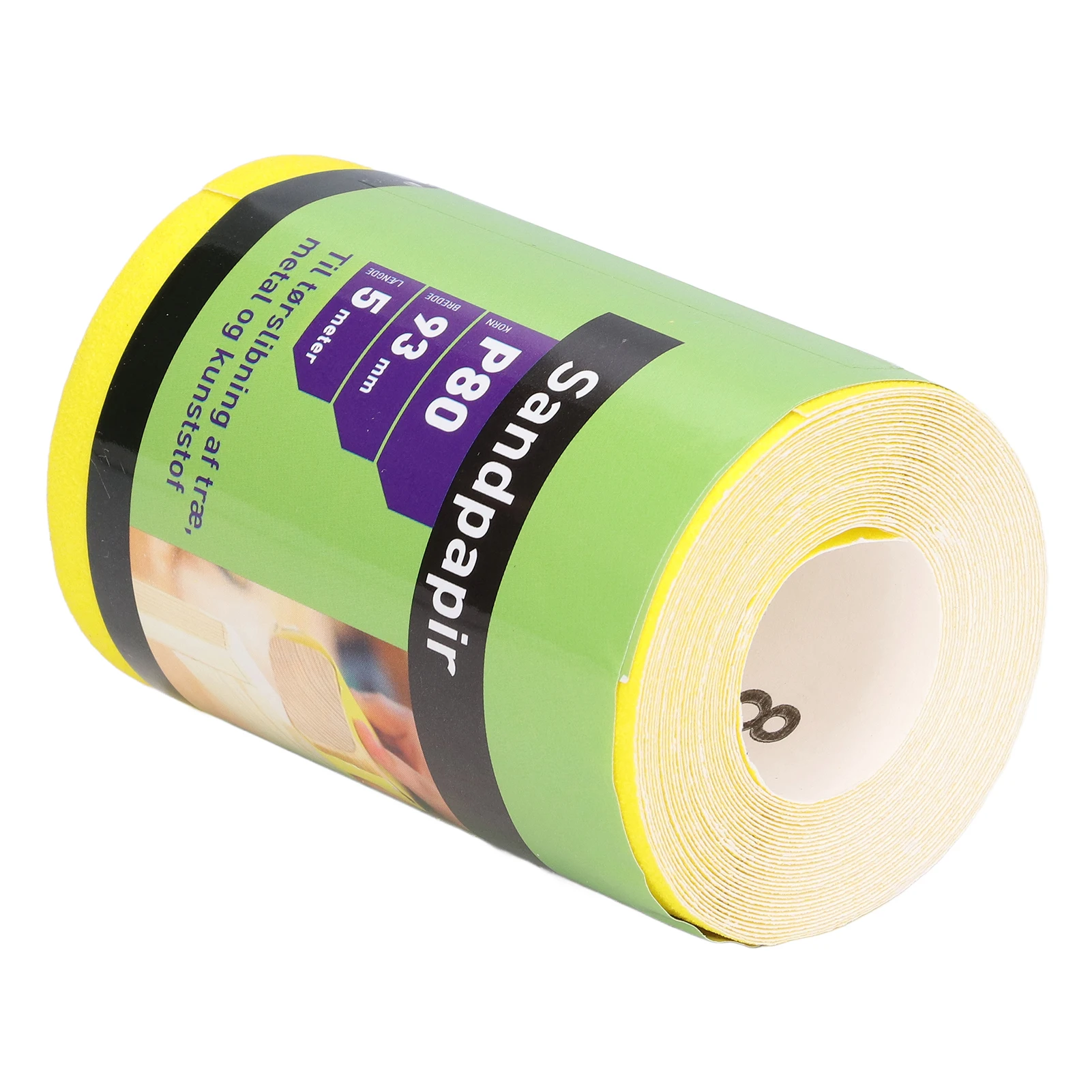 3 Pcs Sandpaper Roll Made of Good Quality Ceramic Alumina 80 Grit Abrasive Polishing Woodworking Aluminum Oxide Sanding Paper