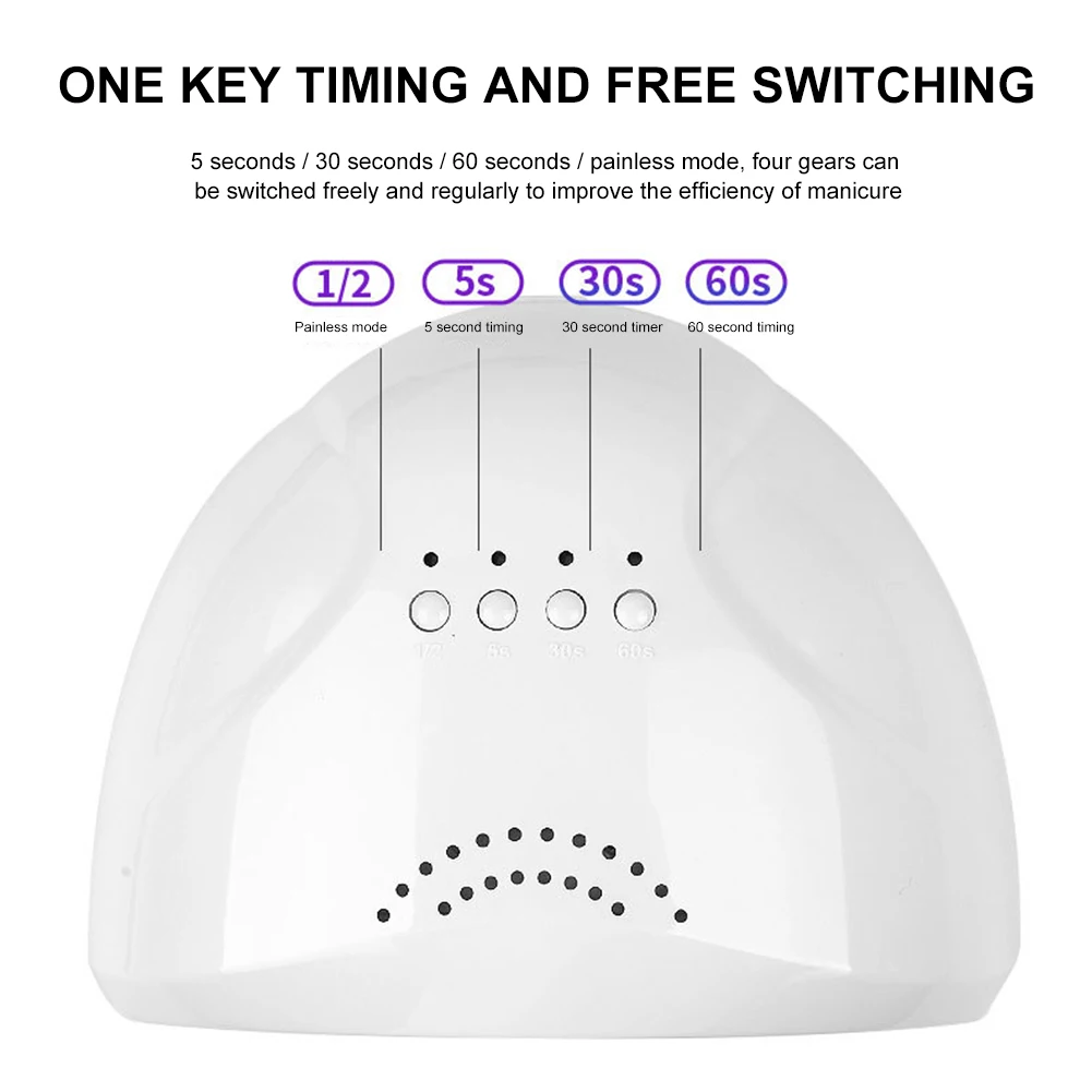 インテリジェント誘導ネイルドライヤーマシンポータブル LED UV マニキュアランプ USB ケーブル家庭用マニキュアジェル速乾性マシン