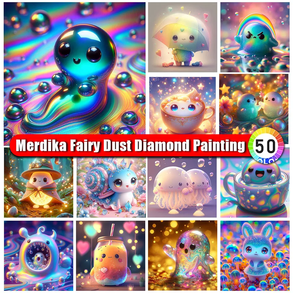 

Zipper Bag Fairy Dust Diamond Painting Cartoon Animal New 2024 Mosaic 5D Diamond Embroidery Home Decor Gift Full Round Square