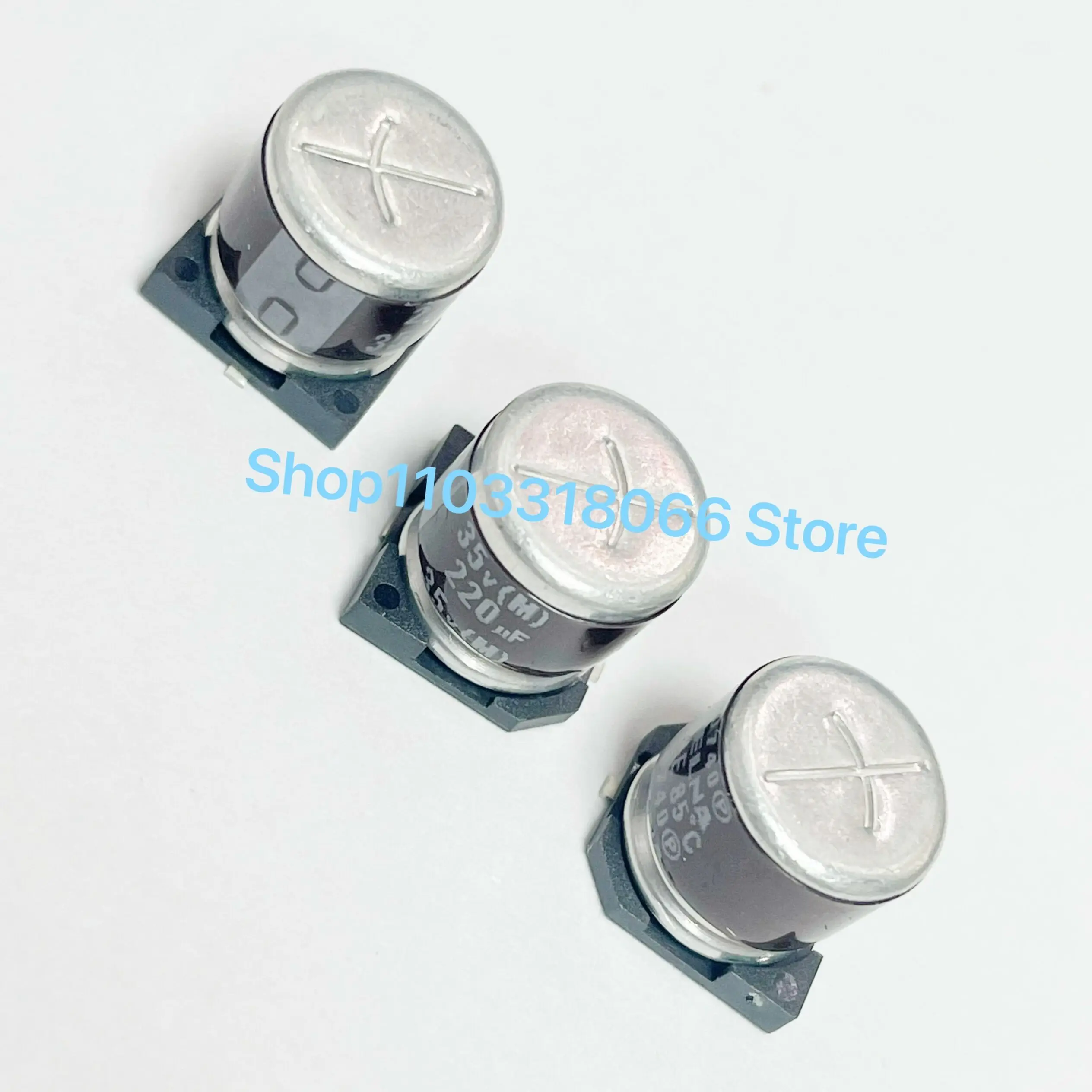 

5PCS/LOT 220UF 35V 10*10 RV-35V221MH10C-RD ELNA Electrolytic capacitance Original and genuine