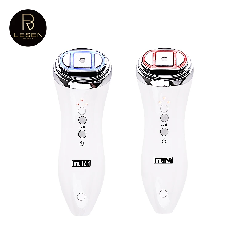 Portable Mini Face HIFU Machine for Women Chin Neck Eye Professional Facial Rejuvenation Antiaging Heat Up Beauty Instrument EU