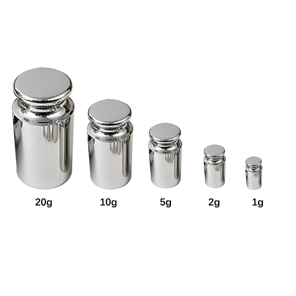 1g 2g 5g 10g 20g Carbon Steel Calibration Weight Set with Zinc Plating Weight for Digital Scales