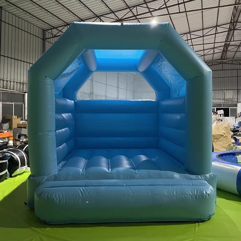 

Outdoor inflatable castle wedding jumping bed European marriage proposal photography props household children's trampoline solid