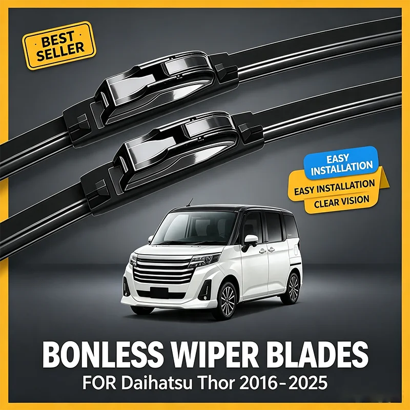 For Daihatsu Thor M900 2016-2025 Car Front Windshield Wiper Blades Set Driver Passenger Premium Durable Rain Snow Ready All Weat
