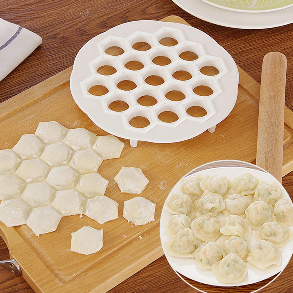 19 Holes Kitchen Accessories Dough Press Ravioli Making Mould Dumpling Mold Maker DIY Maker Dumpling Mold Pasta Form