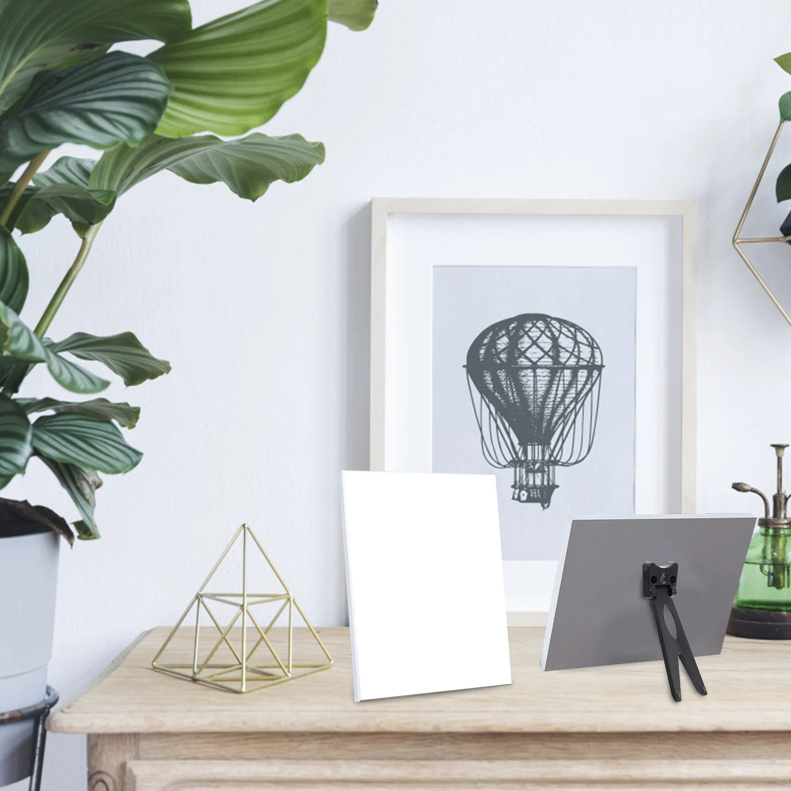 

50pcs Photo Frame Brackets Plastic Dovetail Supports For Tabletop Display Holders Artwork Picture Frames Desktop Organizer Home