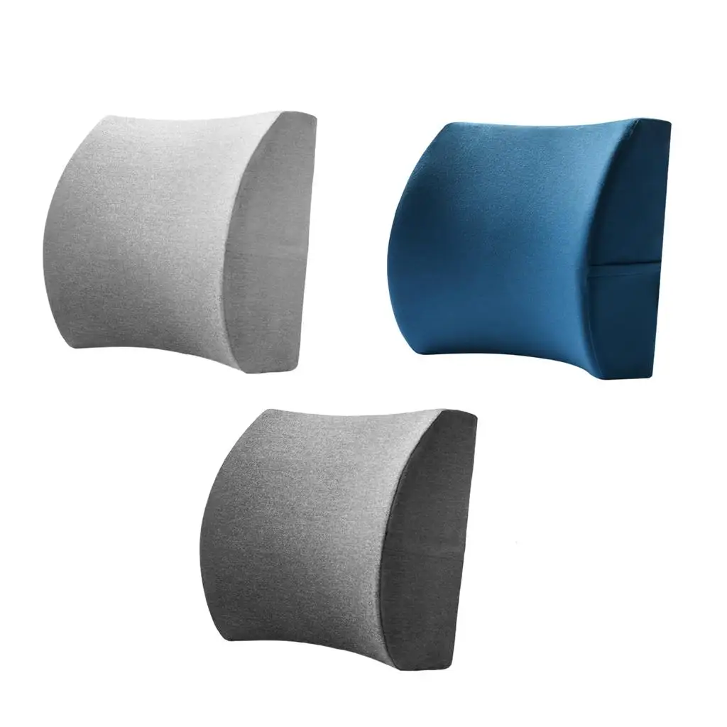 

support for back Memory Foam Back Pillow Massager Waist Cushion for