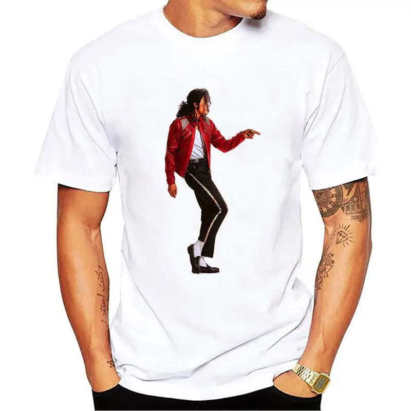 New Funny Cool T Shirt Michael Jackson Men's T-shirts Fashion King Of Pop Design Men Casual Rock Hip-Hop T-shirt
