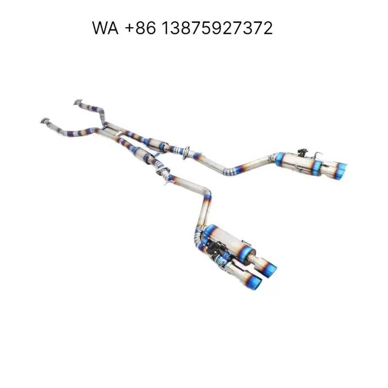 Wmwmnu Titanium Alloy Cat Back Exhaust System for RCF 5.0 2015 Muffler with Electronic Valve Sports Car Sound Power