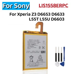 Bilashmart Replacement Battery LIS1558ERPC Sony Xperia Z3 D6653 D6633 L55T L55U D6603 Phone Battery 3100mAh