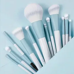 12pcs Professional Makeup Brushes Soft Portable Makeup Brushes Foundation Blush Powder Eyeshadow Concealer Blending Makeup Brush