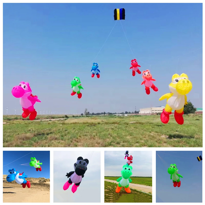 3m dragão kite pingente de alta qualidade náilon macio inflável mostrar kite linha lavanderia ao ar livre pipas profissionais 3d jogo ao ar livre