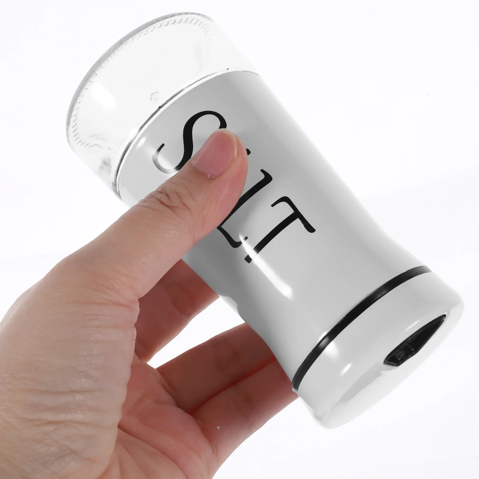 

2Pcs Salt and Pepper Shakers Set Stainless Steel Glass Kitchen Seasoning Bottles Household Spice Jars Condiment Storage