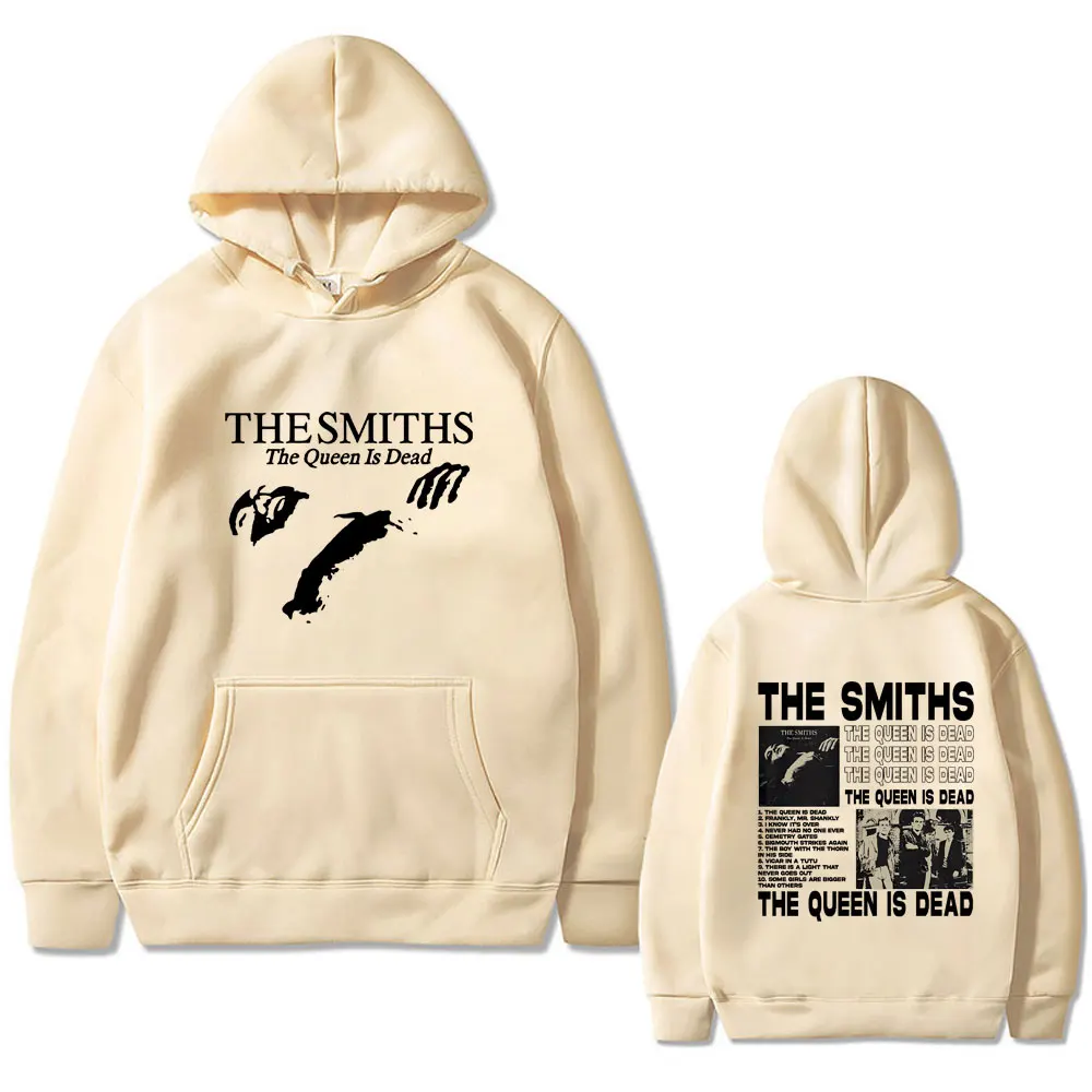 Rock Band The Smiths The Queen Is Dead Graphic Hoodie Men Women Fashion Casual Oversized Hoodies Male Vintage Pop Music Pullover