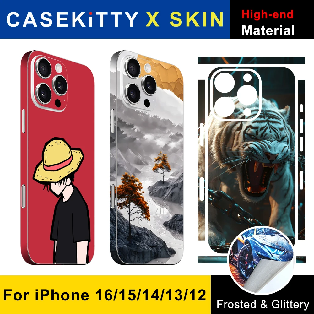 Skin Wrap dla iPhone 15 Pro Max Back Film 16 14 Plus Naklejka 13 12 Mini Naklejka ochronna Back Cover Screen Protector