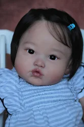 Silicone Baby Reborn Soft Body 55 cm Toddler Girl Princess Doll High Quality Handmade Lifelike Newborn Kid Toy For Children Gift