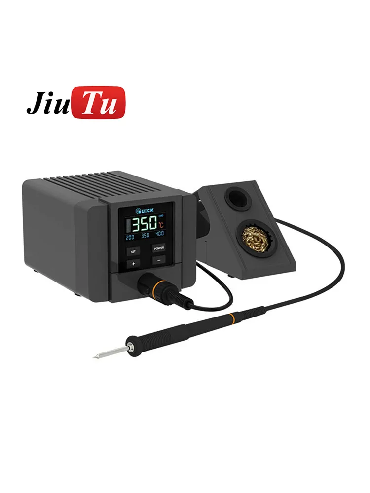 

QUICK TS11 Intelligent Soldering Station Professional Voice Control Automatic BGA Rework Station Hot Air Gun Repair Tools