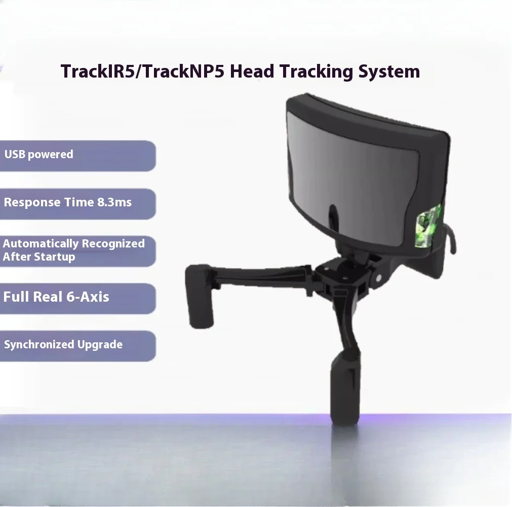 TrackNPClip Active Infrared Head Tracking Bracket & Head Sight Tracker for TrackIR5/TrackNP5