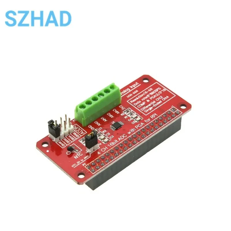 ADS1115 3.3V ADC Module For Raspberry Pi 3/2/B+ I2C RPI-ADS1115-ADC Analog To Digital Converter Module