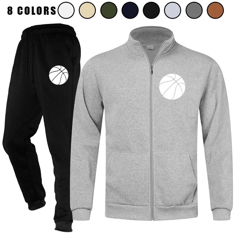 

Men's 2 Piece Long Sleeve Casual Full Zip Jogging Tracksuits Sweatsuits Sets Outfits Athletic Sportswear