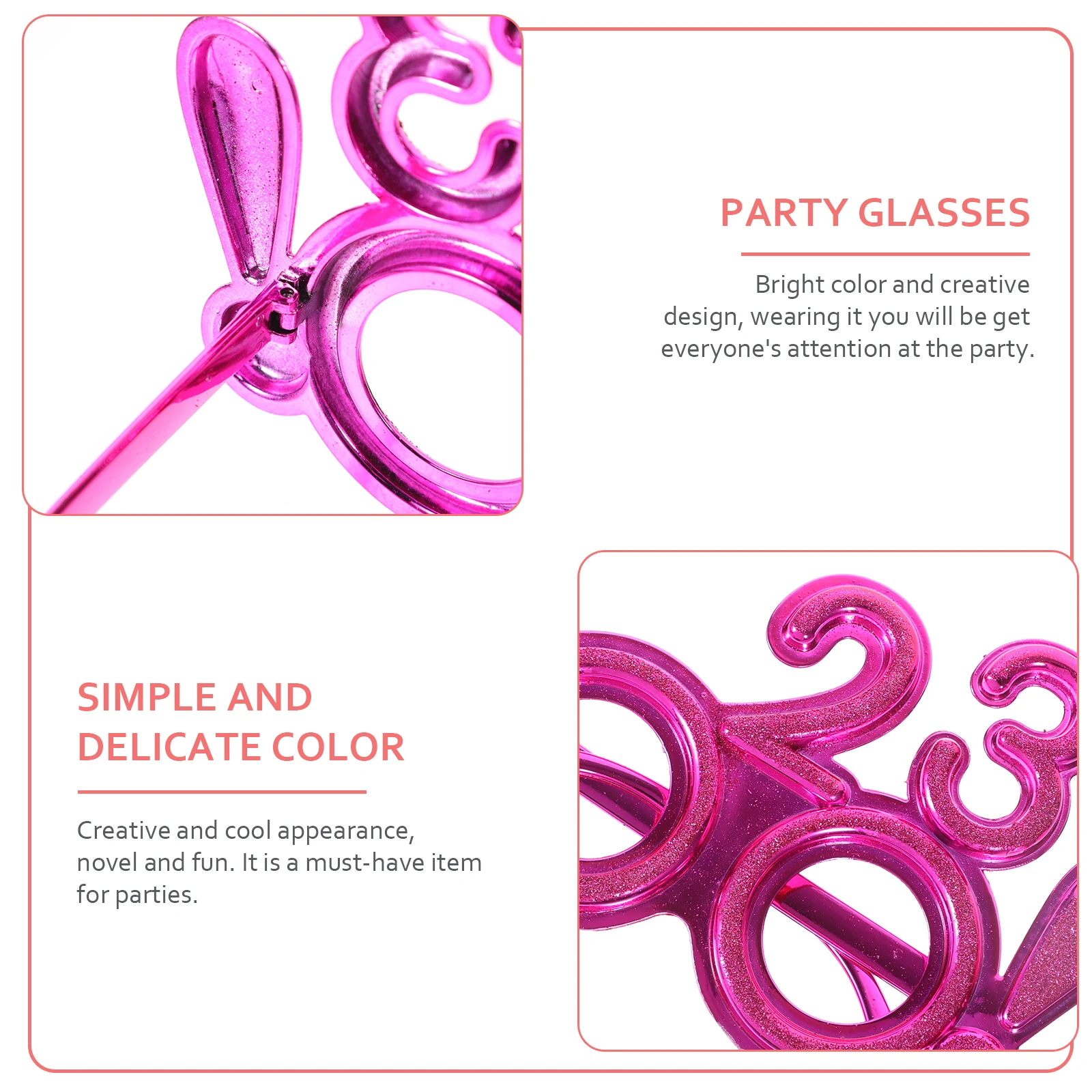

2023 Glasses Happy Year Eyeglasses Number Glasses For New Year Novelty Creative Plastic Eyewear Photo Props Party Favors