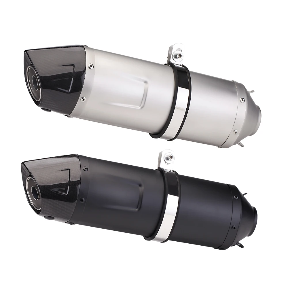 

Intelligent Library Intelligent Library Motorcycle 51mm Universal Exhaust Muffler Lv1 Carbon Fiber Modification Escape For TMAX5