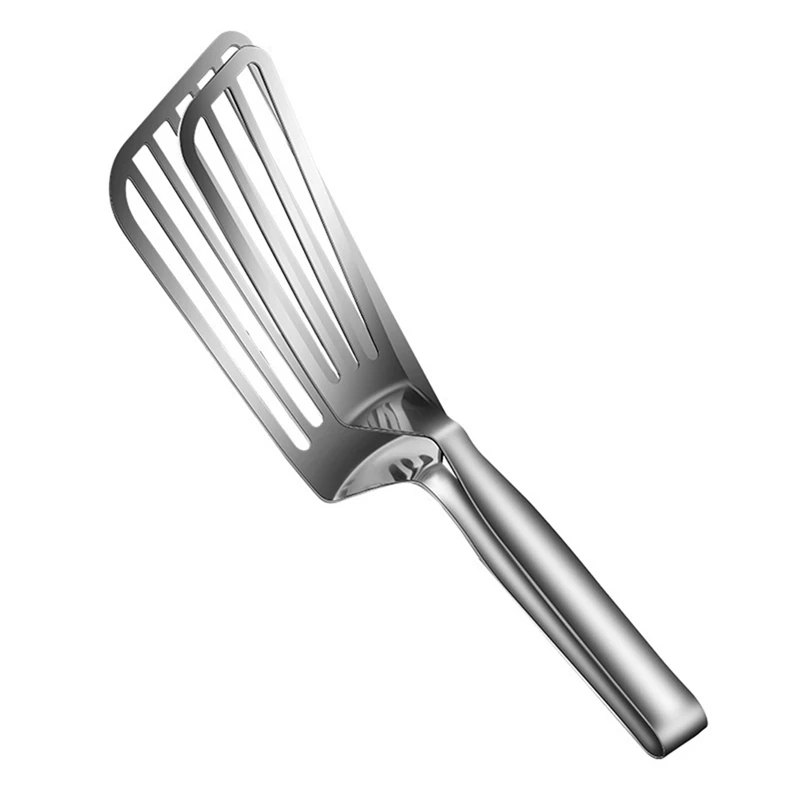 

Multifunctional Kitchen Stainless Steel Steak Shovel Fish Frying Tongs Pancake Barbecue Tongs Fish Flipping Shovel