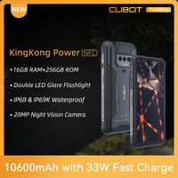 Cubot KingKong Power Waterproof Rugged 8GB+256GB 10600mAh Smartphone Android 13 NFC 6.5\