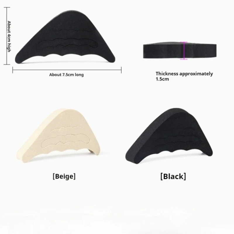 Sponge Forefoot Insert Pads Women Pain Relief High Heel Insoles Reduce Shoes Size Filler Protector Adjustment Shoe Accessories image 6