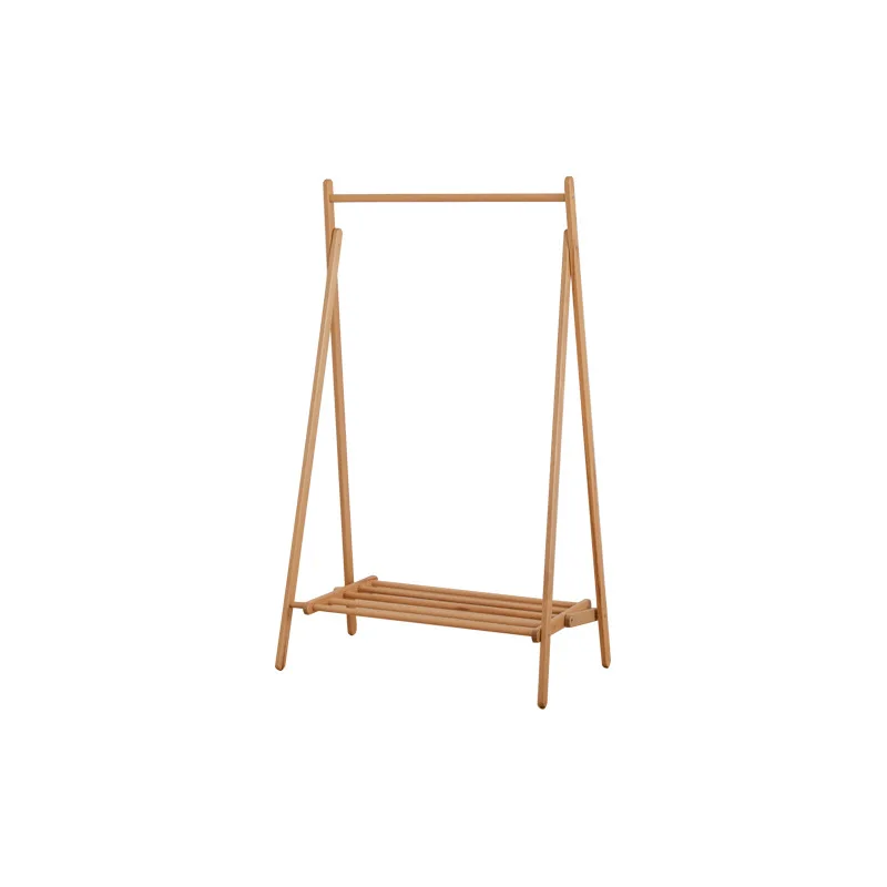 

All solid wood coat rack