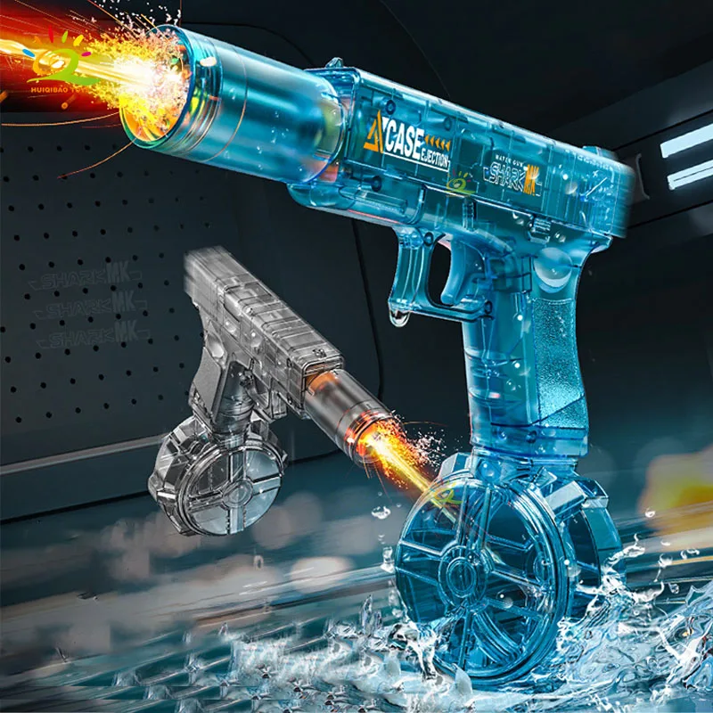 

Новый электрический водяной пистолет, игрушки могут осветить голову пистолета, водяной пистолет, летний открытый бассейн, страстные боевые игрушки для взрослых мальчиков