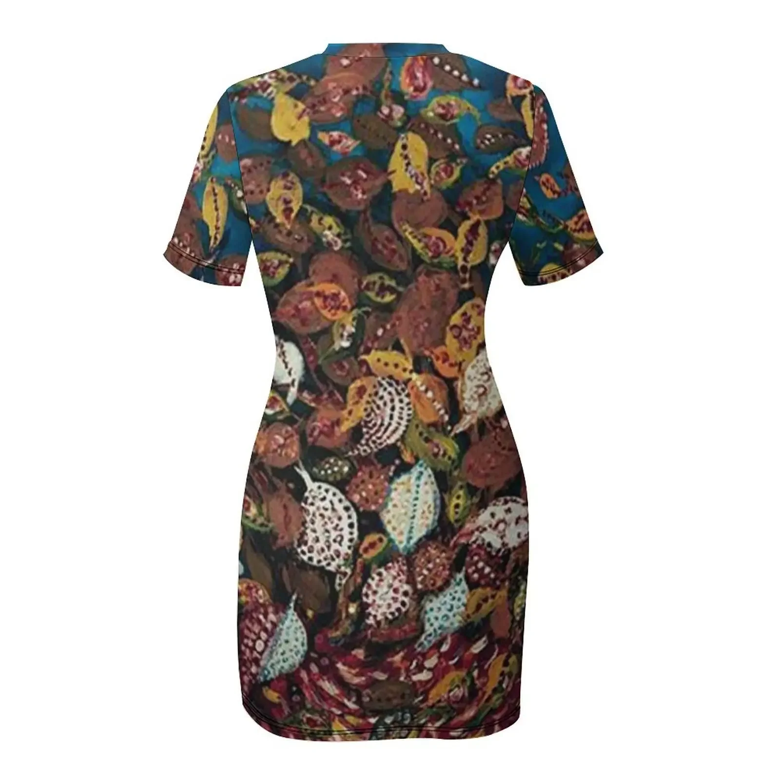 Le Bouquet de Feuilles - Seraphine Louis - Favourite Artists Collection Short-Sleeved Dress Prom gown Women's dresses Dress